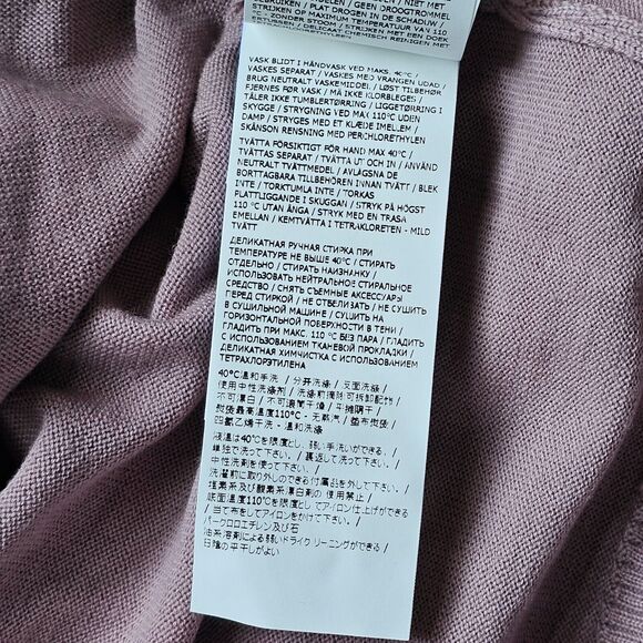 Stone Island Sweater Lavender 7715525C4 2022 Roll Neck Knit size Large $533 NWT - Picture 6 of 7